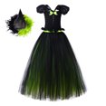 thumbnail image 1 of KAWELL Costume de Sorcière de Conte de Fées Mignon pour Filles avec Chapeau, 1 of 6