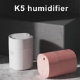 thumbnail image 2 of Yuarrent Humidificador de aire de 200ML, difusor de aceites esenciales, rociador de 2 modos, atomizador de bajo ruido para viajes en coche, accesorios Humidificadores Rosa Yuarrent HA028216-03B, 2 of 6
