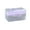Pulple, variant on ACDANC 2 Pcs Storage Totes,Transparent Plastic Storage Containers with Lids,Portable Double Deck Storage Bins,Red
