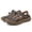Grey, variant on Mens Hiking Sandals Closed Toe Water Shoes For Summer Athletic Outdoor Walking Sports Trail River Fishing Wide Adjustable Arch Support Summer Fisherman Barefoot