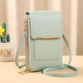 thumbnail image 4 of Bolso Hombro Cuero PU Bolso Almohada Suave para Mujer para El Ocio Diario (verde), 4 of 9
