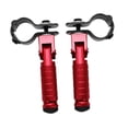 thumbnail image 1 of 2 piezas de accesorios para reposapiés de motocicleta perfecl M8 Rojo, 1 of 8