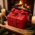 thumbnail image 4 of Red Wired Christmas Ribbon,Christmas Decorations,2.48 Inch x 10 Yards Velvet Burlap Wired Edge Ribbon for Christmas Tree Wreath Bow Making Wrapping Holiday Home Decor, 4 of 7