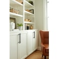 thumbnail image 3 of Amerock Bar Pulls 10-1/16 inch (256mm) Center-to-Center Matte Black Cabinet Pull, 3 of 8