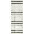 thumbnail image 6 of Rugs USA Rowena Checked Wool Area Rug, 2' 6" x 8', Runner, Rowena Ivory, 6 of 7
