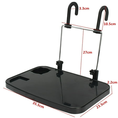 Foldable Car Laptop Desk Computer Fold Stand Steering Wheel Work