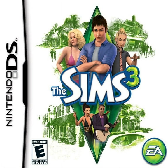Restored The Sims 3 (Nintendo DS, 2010) Social Simulation Game (Refurbished)