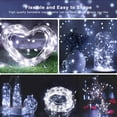 thumbnail image 2 of Luces de hadas, 3M 30 LED de cobre blanco con pilas Luces de cadena con 8 modos, IP65 Luces de hadas a prueba de agua Decoración interior / exterior para dormitorio Navidad Boda Fiesta Hogar 2PCS oso de fresa Electrónica, 2 of 5