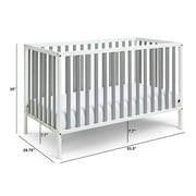 Baby Cache Deux Remi Island Crib, Natural & White