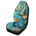 thumbnail image 5 of Jeiento Butterfly Car Seat Covers Front Seats Protector Blue Elastic Front Bucket Seat Covers Automotive Accessories Interior Decoration for SUV Van Truck Sedan, 5 of 6