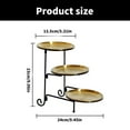 thumbnail image 4 of 3 Level Cupcakes Stand Elegant Dessert Holder Serving Tray for Snacks and Fruits Detachable Cake Presentation Platter, 4 of 20