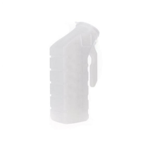 McKesson Male Urinal with Cover 56-80235S 32 Oz 1 Each, Translucent