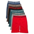 thumbnail image 2 of Boxer Largo Biker Microfibra Hombre, Paquete De 6 Pzas, 2 of 2