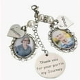 thumbnail image 3 of Lacy Wedding Bouquet Charm Photo Frame Charm Wedding Memorial Ornament, 3 of 10