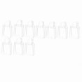 thumbnail image 1 of 10 Pack Transparent PVC Tote Bags with Handles Reusable Gift Wraps for Parties and Shopping, 1 of 5