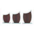 thumbnail image 2 of Glass Trophy with Wood Grain Panel (4.75 in. L x 1.5 in. W x 6.5 in. H), 2 of 2