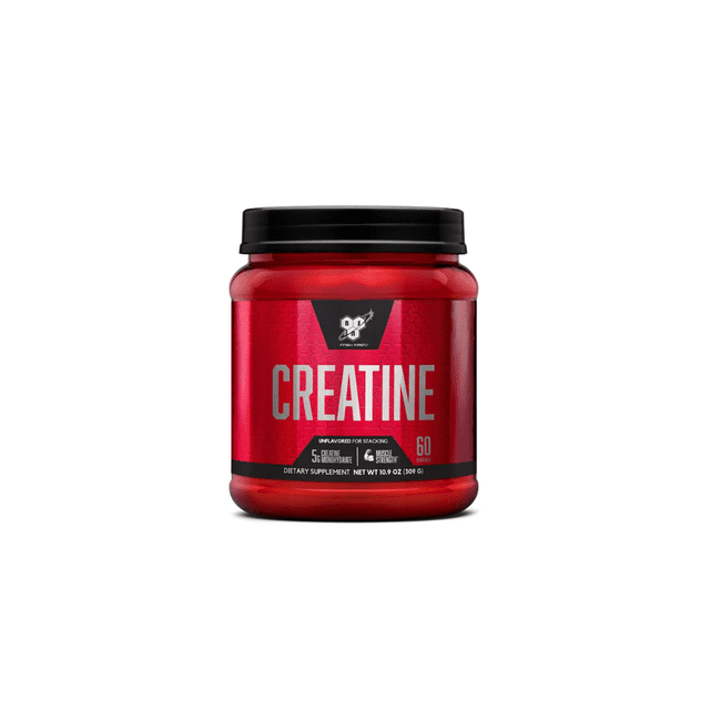 CREATINA BSN CREATINE MONOHIDRATADA 300 GR rojo chico