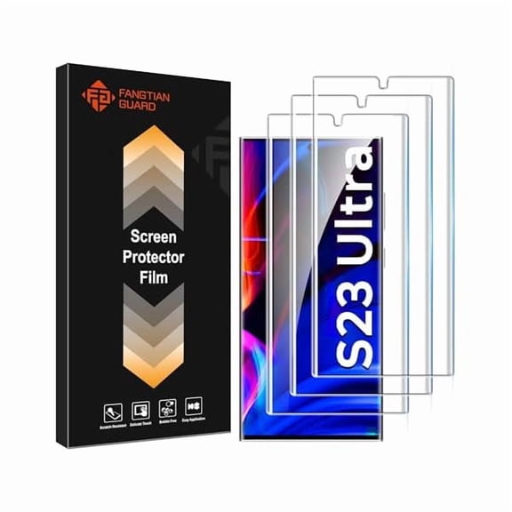 FANGTIAN 3-Pack Replacement TPU Films For S23 Ultra/S22 Ultra Screen Protector [6.8 Inch]