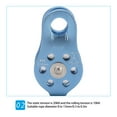 thumbnail image 3 of Climbing Single Pulley, Fixed Eye Climbing Pulley Reduce Rope Wear Al Mg Alloy Lightweight  for Rappelling, 3 of 8