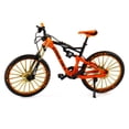 thumbnail image 2 of Modelo de bicicleta Yesbay a escala 1:10, forma realista, aleación, bicicleta de montaña de descenso, juguete, regalo de cumpleaños, naranja, 2 of 8