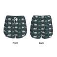 thumbnail image 5 of Lsque Turtle Chrysanthemum Printed Women's Running Shorts with Liner Pockets,Elastic Quick Dry Workout Athletic Gym Yoga Shorts,Womens High Waist Shorts-Small, 5 of 9