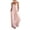 Pink, variant on gakvbuo Summer Jumpsuits For Women Casual Dressy Wedding Camis Sleeveless Suspender Romper Solid Color Spaghetti Strap V-Neck Wide-Leg Pants