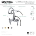 thumbnail image 2 of Aqua Vintage AE7T2BAL Bel Air Wall Mount Clawfoot Tub Faucet, Polished Brass, 2 of 4