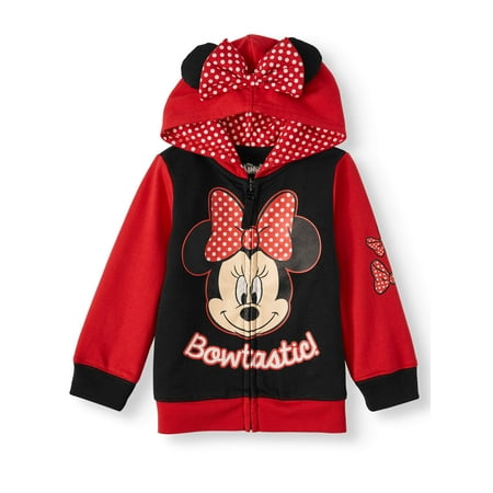 Minnie Mouse Costume Zip Hoodie (Toddler Girls)