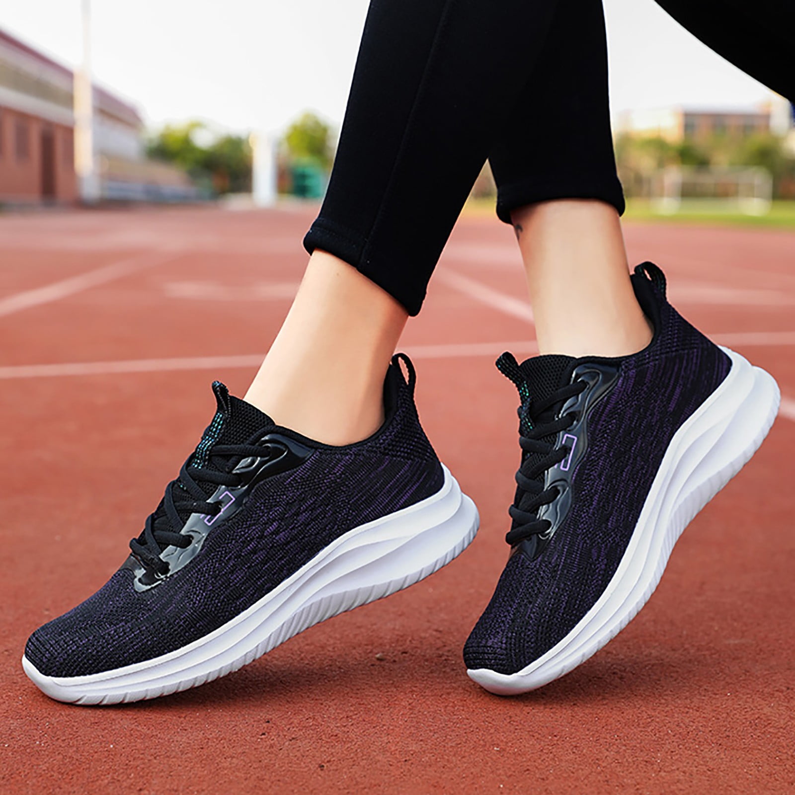 Womens Shoes Sneakers Wide Width Women Running Shoes Lace Up Front