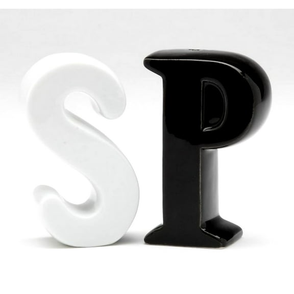 Letter  Salt & Pepper Shaker