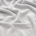 thumbnail image 6 of Superior Chrisney Chevron Cotton Blanket, Twin, Grey, 6 of 10