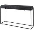 thumbnail image 3 of Uttermost Telone Iron Metal and Aluminum Console Table in Antique Black, 3 of 3