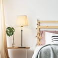thumbnail image 3 of Set of 2 Black Modern Metal Table Lamp with Adjustable Height, 3 of 7