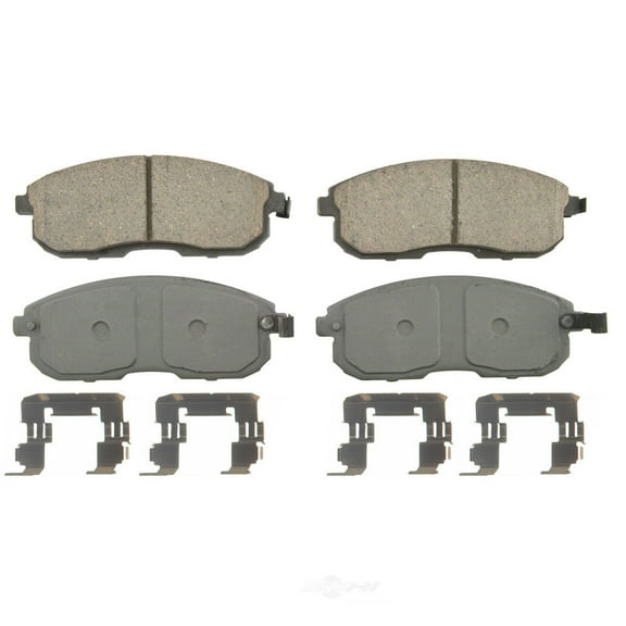 Wagner ThermoQuiet QC815 Ceramic Disc Brake Pad Set Fits select: 2014-2015 NISSAN SENTRA, 2003-2005 INFINITI G35