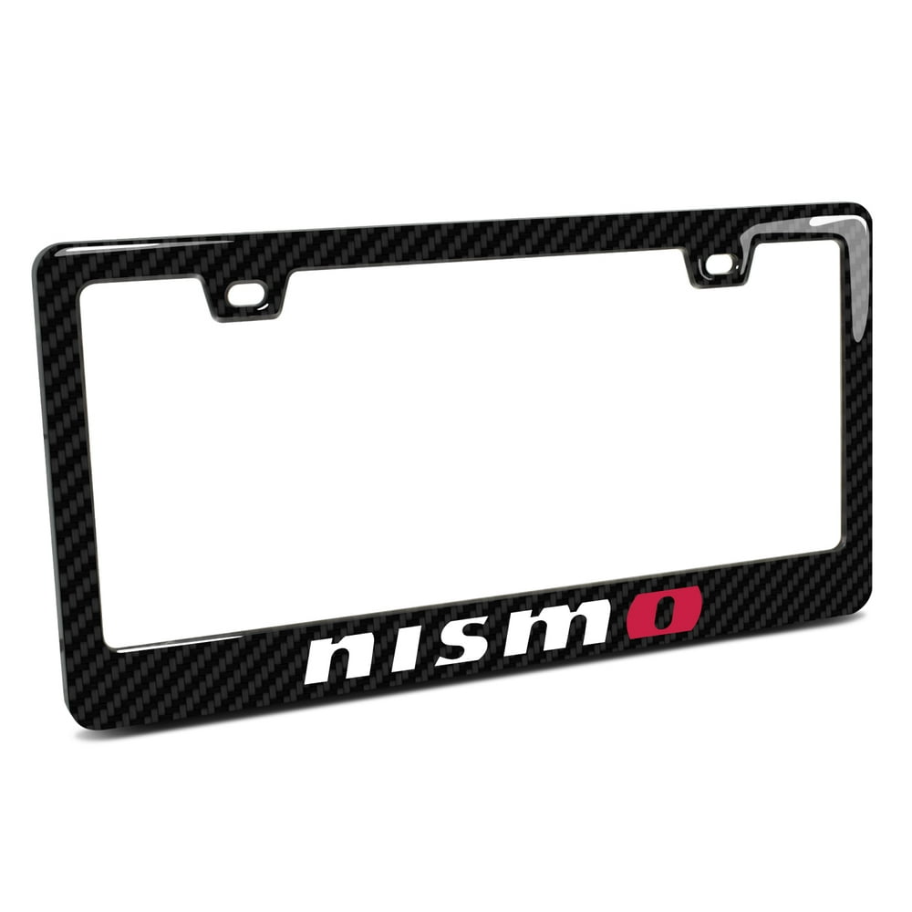 Nissan NISMO Black Real 3K Carbon Fiber Finish ABS Plastic License