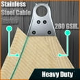thumbnail image 4 of Amgo 22' x 23' x 31.83' green Triangle Super Ring Sun Shade Sail Order To Make UPF50+ AGSRT Canopy Awning Shades for Patio, 98% UV Blockage, Commercial Standard Heavy Duty - 260 GSM (We Customize), 4 of 9