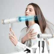 Dvkptbk Hairsdryer,Electric Hair Dryer High-Power Electric Hair Dryer Home Hair Dryer Hot Wind Comb Hair Salon Blowing Comb