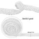 thumbnail image 2 of Cinta elástica de crochet de 5,5 yardas y 1,7" de ancho para diadema, accesorio para el cabello, top de tubo, color blanco, 2 of 9