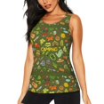 thumbnail image 1 of Fotbe Camping 1 Blusas Sin Mangas para Mujer – Estilo Casual, Corte Suelto, Slim-Fit, Cuello Redondo Deportivo, Tops de Verano para Gimnasio y Yoga-XX-Large, 1 of 7