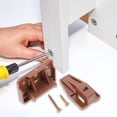 thumbnail image 2 of 2 Sets Drawer Guide Repair Kit Dresser Drawer Slides Stopper Drawer Repair Stops, 2 of 9