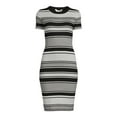 thumbnail image 5 of No Boundaries Juniors' Short Sleeve Metallic Stripe Dress, 5 of 5