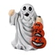 thumbnail image 4 of Adorno de estatua de fantasma de Halloween, lindo adorno de resina coleccionable hecho a mano para sala de escape Calabaza elevadora, 4 of 9