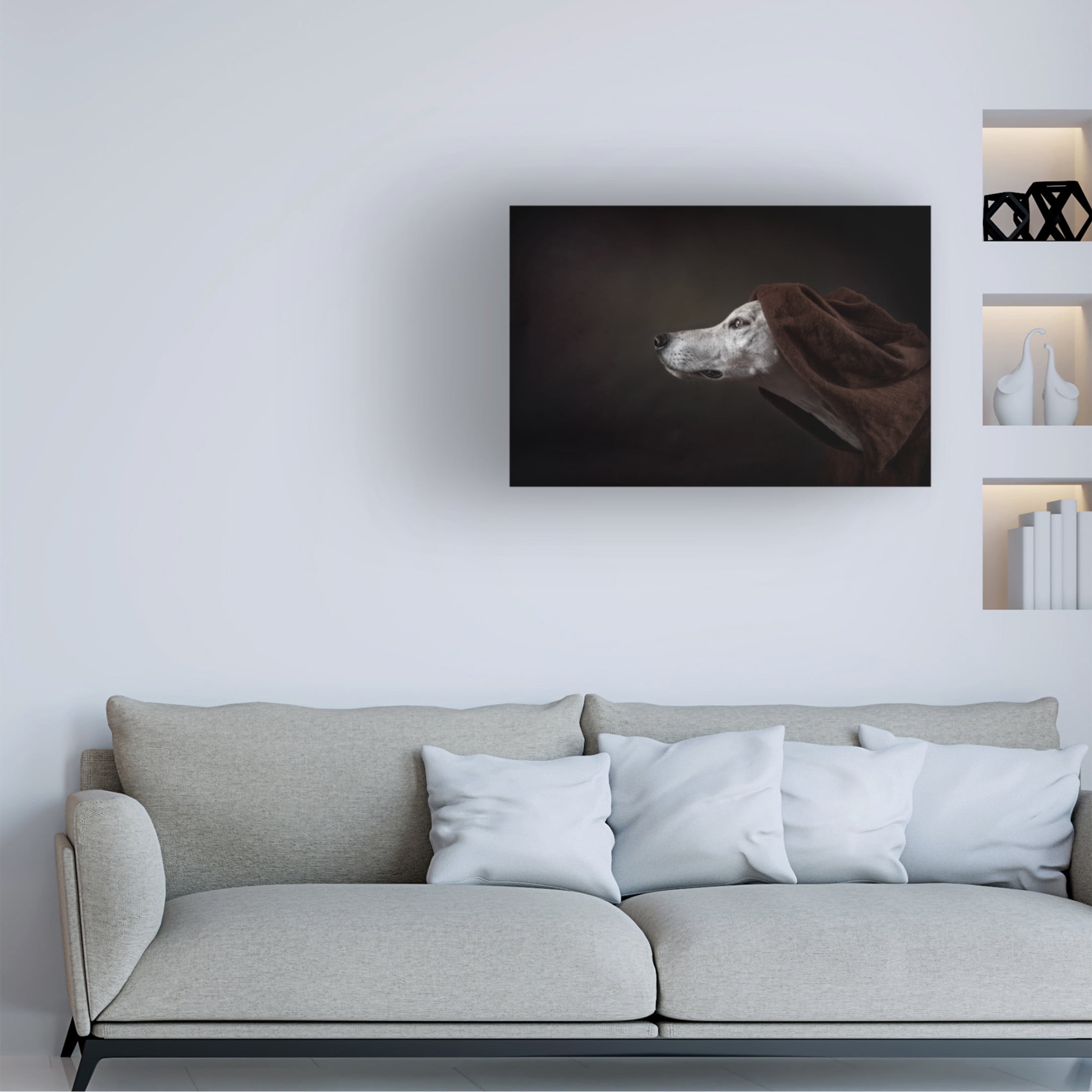 Canvas Wall Art - Heike Willers 'The Name Of The Rose Umberto Ecco ' Wall Art for Living Room, Bedroom, or Office Décor by Trademark Fine Art - 19 x 12 Inches