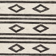 thumbnail image 4 of SAFAVIEH Micro-Loop Briony Geometric Striped Wool Area Rug, Ivory/Charcoal, 3' x 5', 4 of 5