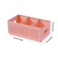 thumbnail image 3 of Yonrjhukm Desktop Storage Basket, Large Capacity Office and Home Organizer, Flexible Folding Design, Durable Plastic, Breathable Hollow Out, Easy Handling and Stacking for Efficient Storage, 3 of 6