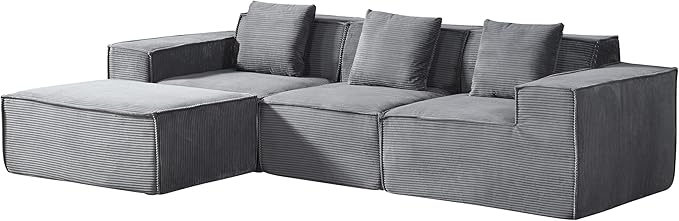 L shape modular sectional sofa
