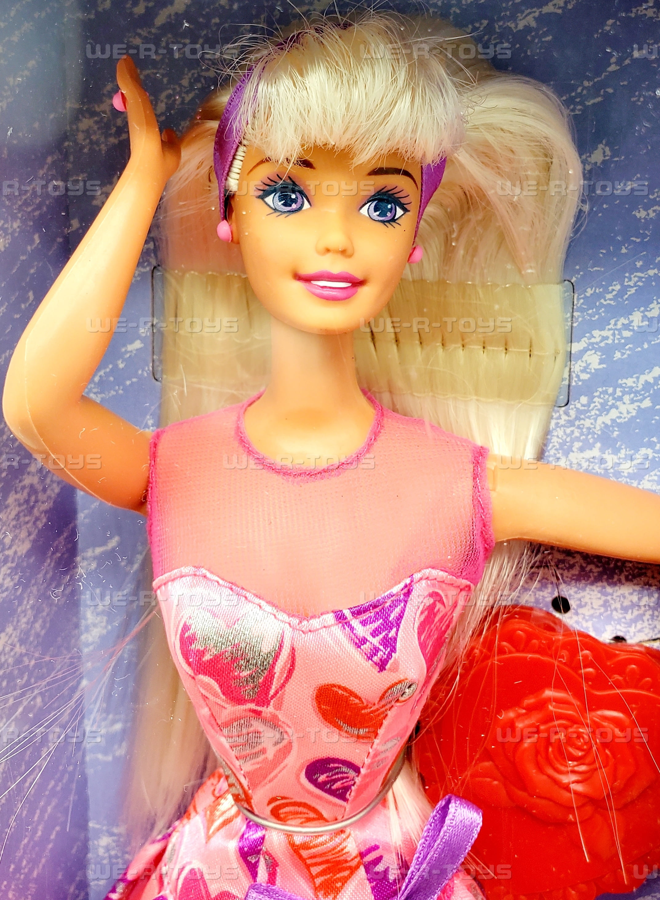barbie pink dress vintage Recreated outfit with crocheted Have Dotted Vintage Barbie Doll Pink Party