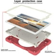 thumbnail image 5 of Dteck Case for Samsung Galaxy Tab A9+/A9 Plus 11Inch 2023, Heavy Duty Shockproof Rugged Cover with Portable Rotation Handle Stand Crossbody Shoulder Strap for Samsung X210/X216/X218,Red, 5 of 9