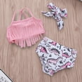 thumbnail image 2 of Ensemble Bikini à Franges d'Été pour Tout-Petites Filles Bébé Maillot de Bain, 2 of 5