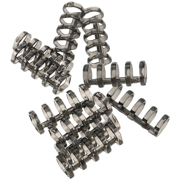 ifundom Black Plastic 5-Hole Binder for Books and Crafts, Easy to Use,